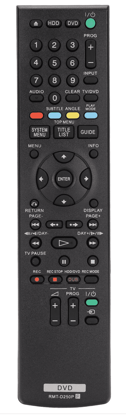 COPY Sony RMT-D250P Remote Control Works For Discontinued RMT-D258P / RMT-D251P