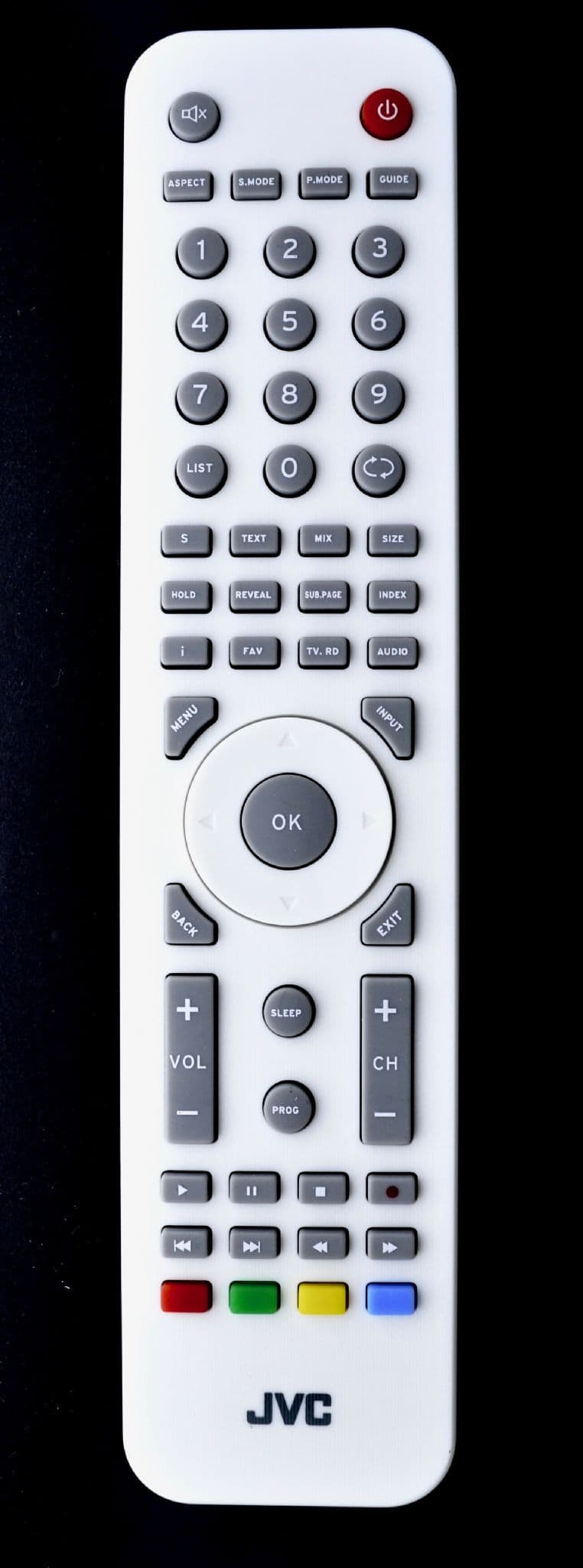 JVC LT19E33W Remote control LT-19E33W * NOW BLACK NOT WHITE *