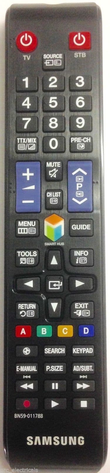 New 100 % Genuine SAMSUNG BN59-01178B Original TV Remote Control FOR UE48H6200