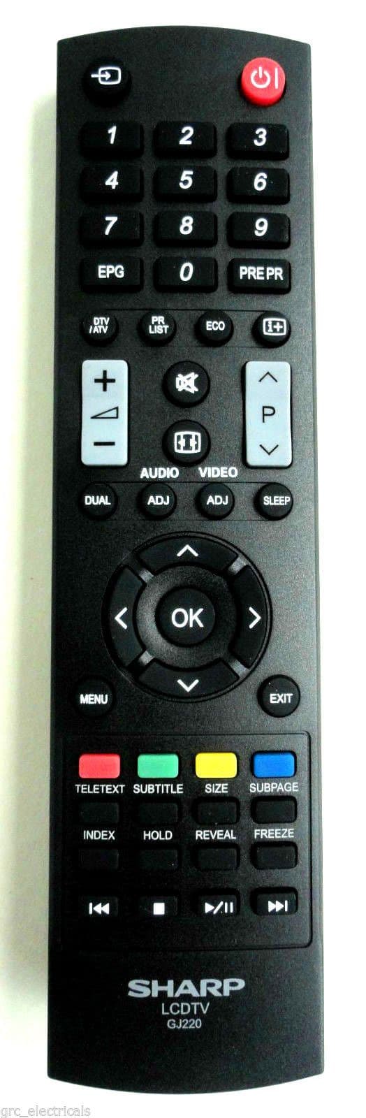 New Genuine Sharp LC32LE320E / LC32LE430E /  LC32LE40E TV Remote Control