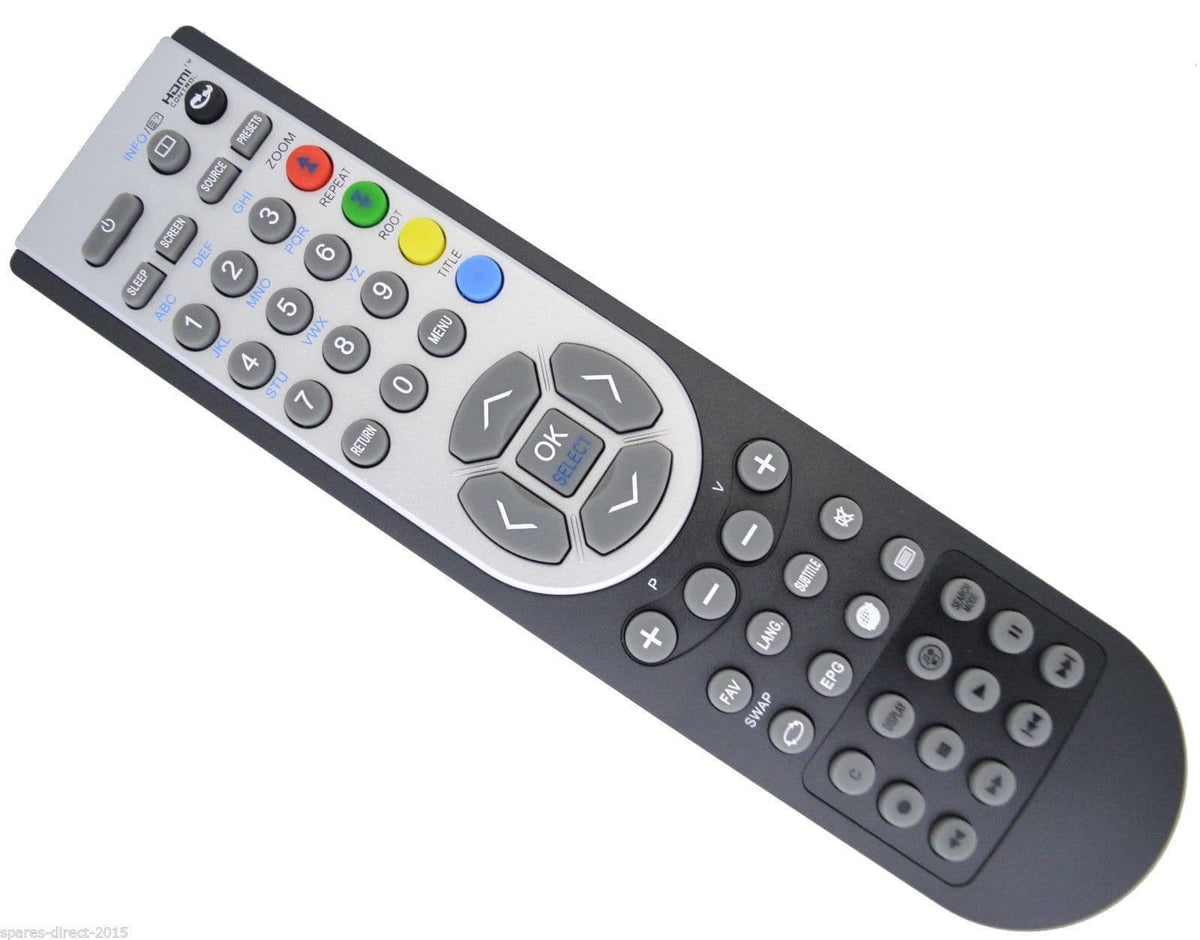 *New* RC1900 REMOTE CONTROL FOR ACOUSTIC SOLUTIONS TV LCDW22DVD9SF