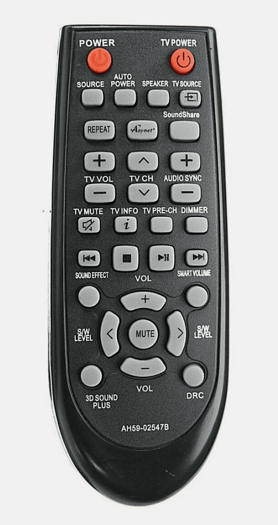 New Remote Control for Samsung  HW-E450/XU  HW-450/RU  HW-E450/EN