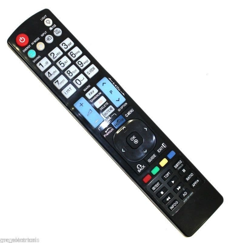 New Replacement Remote Control For LG AKB72914065 3D SMART FUNCTIONS