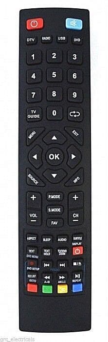 *NEW* Replacement TV Remote Control for BUSH LED32/191F3D , LED32-191F3D - 166904379099