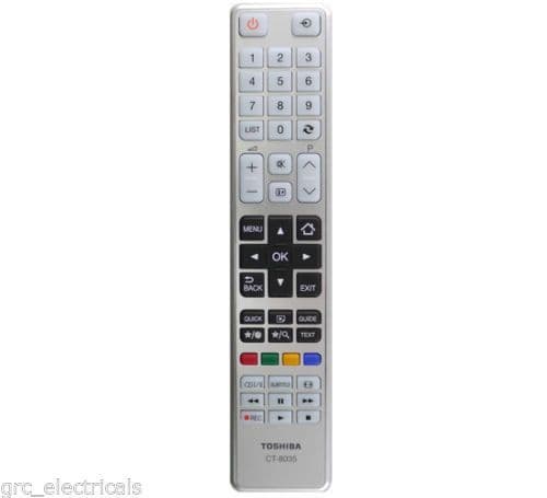 *NEW* TOSHIBA CT-8035 TV Remote Control for 24D3433DB, 24D3434DB, 32D3453DB