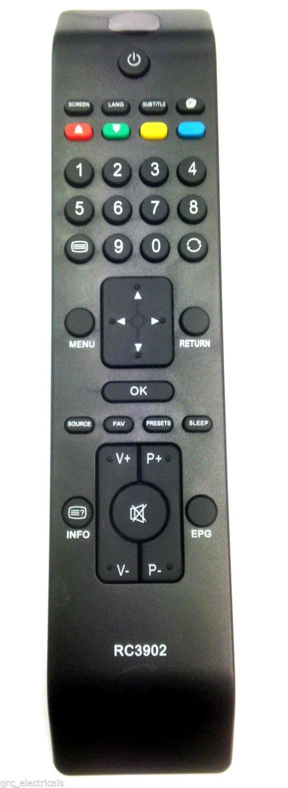 RC3902 OKI TV REMOTE OKITVV32T2