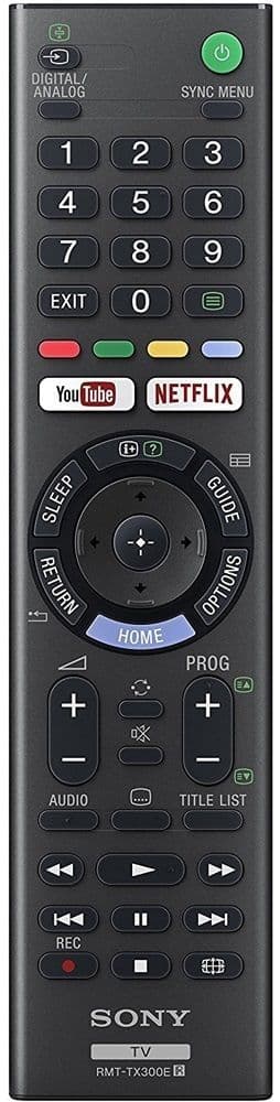 Sony KDL-49WE665 Tv Remote Control KDL49WE665